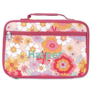 Flower Power Personalized Lunch Tote - Name