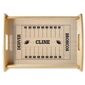 Football Tailgate Personalized Serving Tray