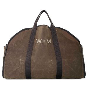 Monogrammed Log Carrier