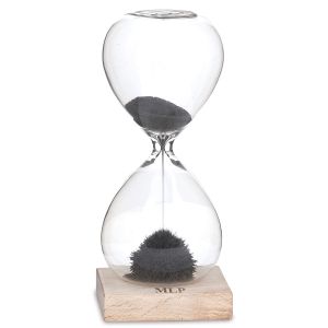 Monogrammed Magnetic Hourglass