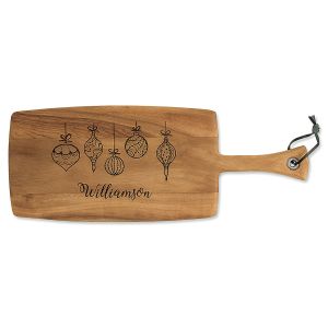 Ornaments Personalized Paddle Cutting Board