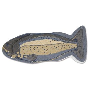 Blue Fish Oven Mitt