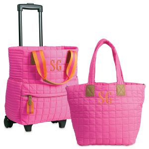 Ezra Personalized Magenta Tote