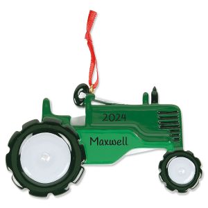 Tractor Christmas Ornament