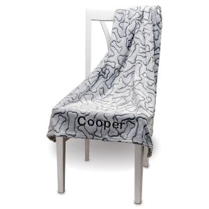 Embossed Bone Personalized Throw