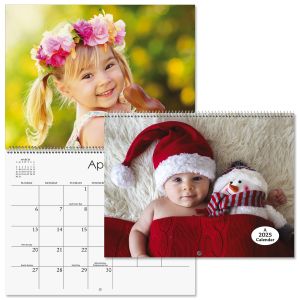 Classic Personalized 2025 Photo Calendar