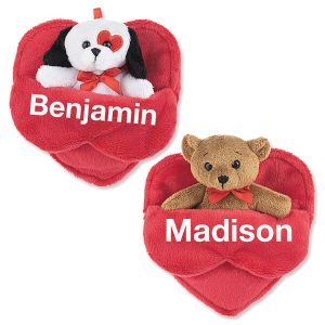 Loveable Willow Hill Animal in a Personalized Heart