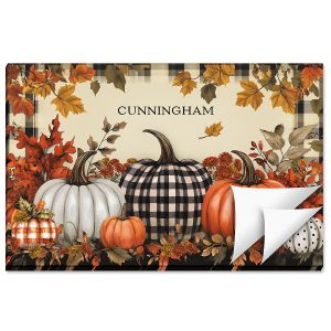 Fall Splendor Paper Personalized Placemat Pad