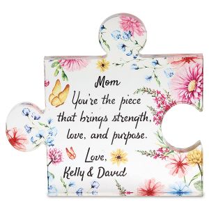 Mother's Day Personalized Puzzle Piece - 3 Lines