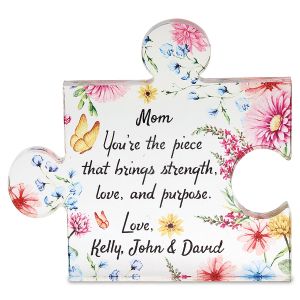 Mother's Day Personalized Puzzle Piece - 4 Lines