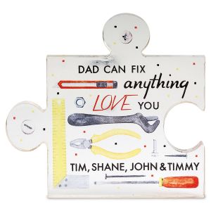 Father's Day Personalized Puzzle Piece - 5 Lines