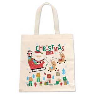 Christmas Kid's Canvas Tote