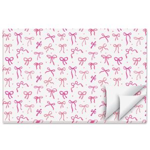 Pink Bows Paper Placemat Pad