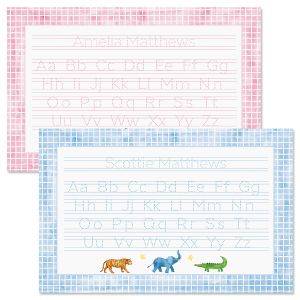 Alphabet Numbers & Colors Personalized Placemats