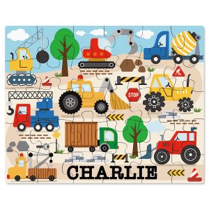 Trucks Personalized Puzzle