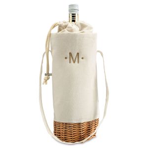 Malbec Insulated Personalized Wine Bottle Basket