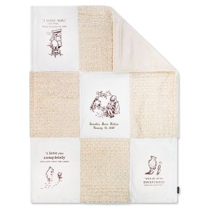 Winnie the Pooh Personalized Baby Blanket