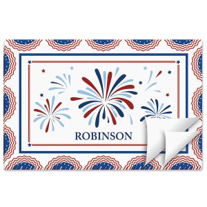 Americana Personalized Placemat Pad