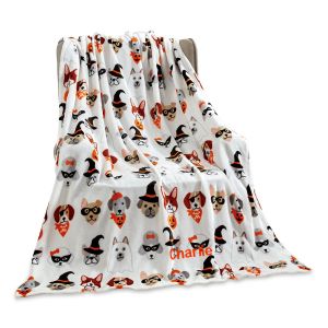 Halloween Pals Personalized Fleece Blanket