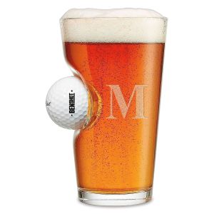 Golf Ball Personalized Pint Glass