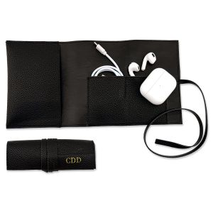 Travel Roll-Up Personalized Tech Organizer
