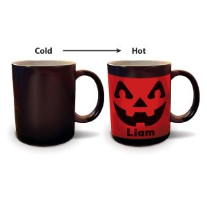 Color Changing Jack O Lantern Personalized Mug