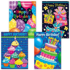 Bright Colorful Birthday Cards