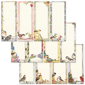 Seasonal Birds Magnetic Shopping List Pads