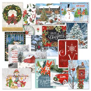 Classic Christmas Card Value Pack - Set of 32