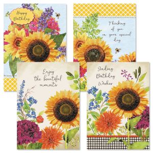 Sunflower Birthday Cards