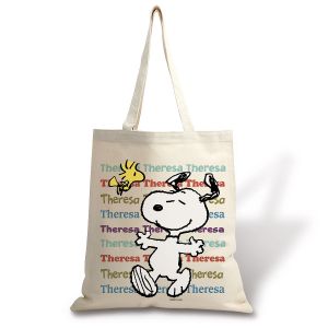 Peanuts Personalized Canvas Tote