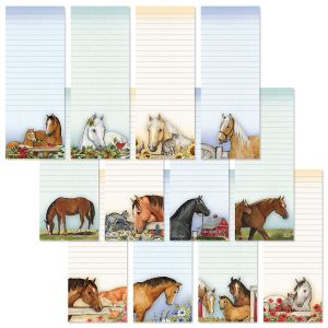 Horses Shopping List Pads