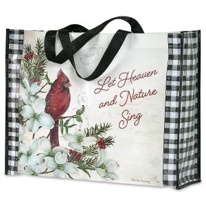 Cardinal & Dogwood Large Shopping Tote Bag