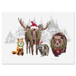 Forest Folk Christmas Cards - Nonpersonalized