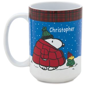 PEANUTS® Puffer Personalized Mug