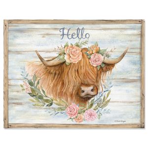 Highland Hello Note Cards