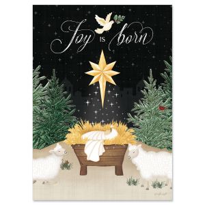 Joy is Born Christmas Cards - Nonpersonalized
