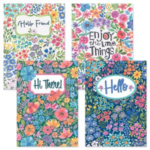 Floral Collage Friendship Cards