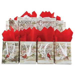 Christmas Cardinal Gift Bags