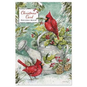 Cardinal Christmas Card Record Book