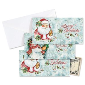 Watercolor Christmas Cash or Gift Card Holders