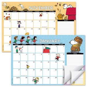 2027–2028 Peanuts Calendar Pad