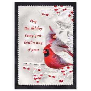 Winter Cardinal Christmas Cards - Nonpersonalized