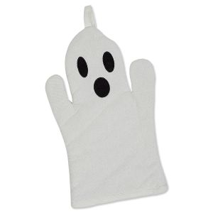 Ghost Embellished Halloween Oven Mitt