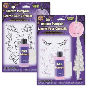 3D Glitter Pumpkin Decorating Kit