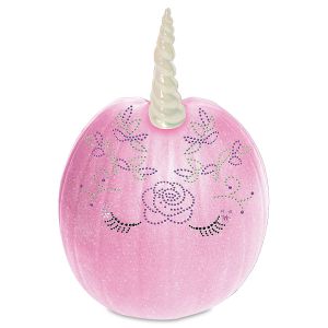Pink 3D Glitter Pumpkin Decorating Kit