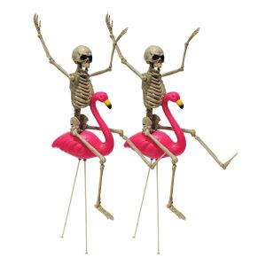 Flamingo Skeleton Racers