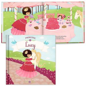A Day in the Life of A Princess Personalized Storybook