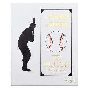 The Science of Hitting Leather-bound Personalized Book