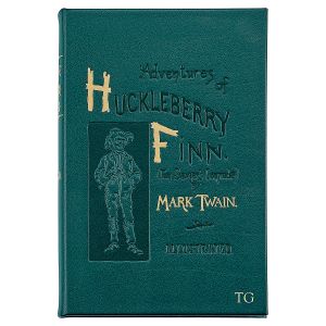 Adventures of Huckleberry Finn Personalized Leather-Bound Book